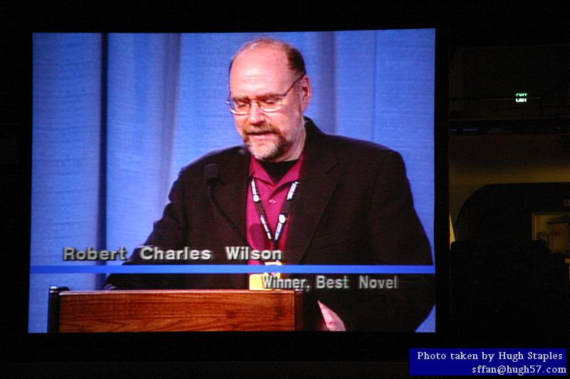2006 Hugo Awards Ceremony - Robert Charles Wilson wins "The Big One" (Best Novel) for "Spin"