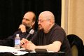 Author GOH Charles Stross and Tech GOH Bruce Schneier<br />give panel on "The Future of Spyware"