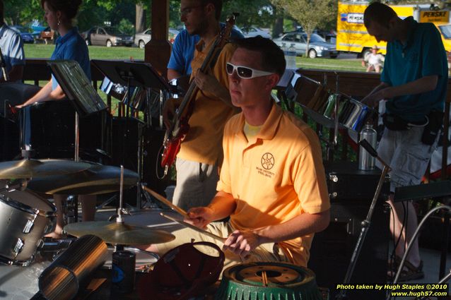 Miami University Steel Drum Band performs at Greenhills Concert on the Commons