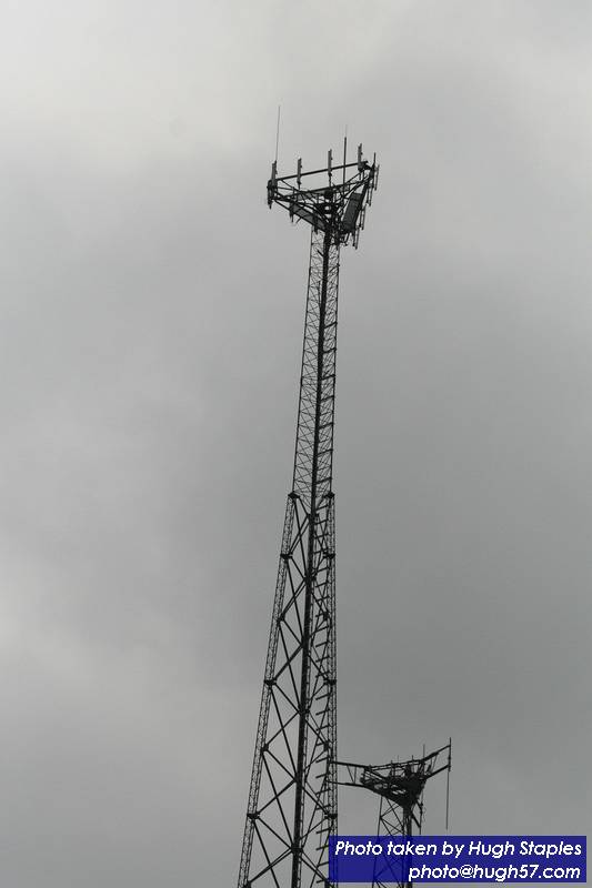 Cell phone tower casts shadow on Ballaban Field