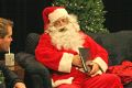 Talking with Santa  Christmas 2007